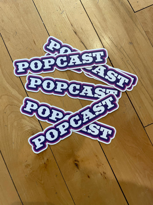 POPCAST STICKER (7")