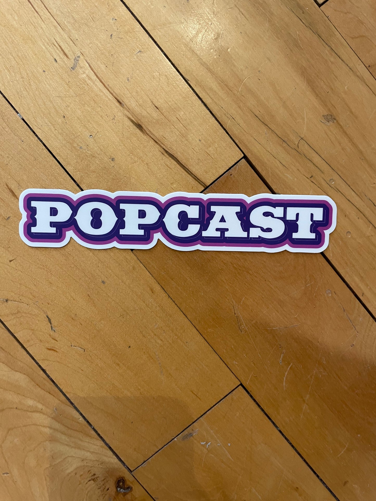 POPCAST STICKER (7")